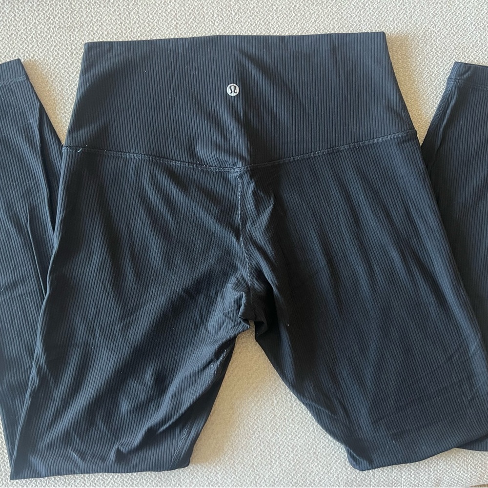 lululemon athletica Align Leggings - Ribbed Black